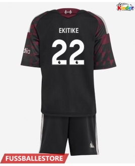 Günstige Liverpool Hugo Ekitike #22 3rd trikot Kinder 2026-27 Kurzarm (+ Kurze Hosen)